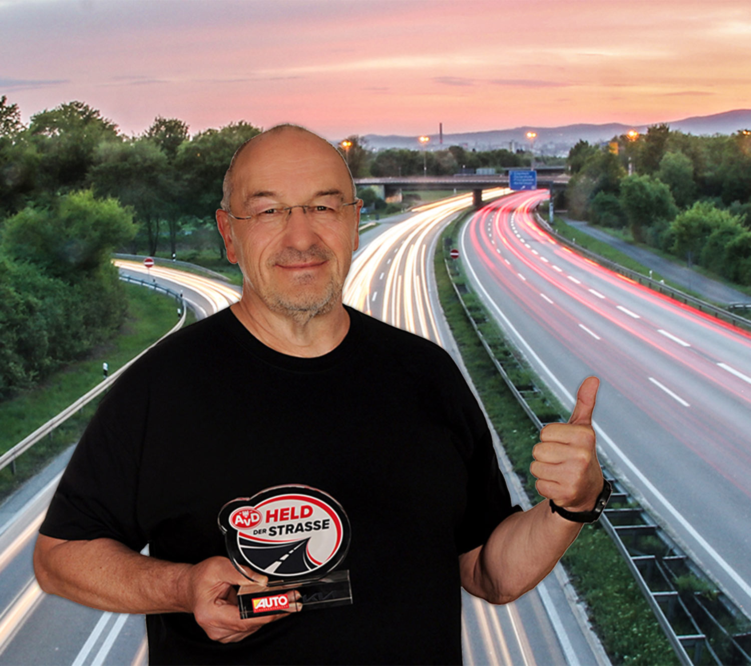 AvD Pressemeldung - Jürgen Will der Held der Straße des Monats Juli AvD Pressemeldung - Jürgen Will der Held der Straße des Monats Juli