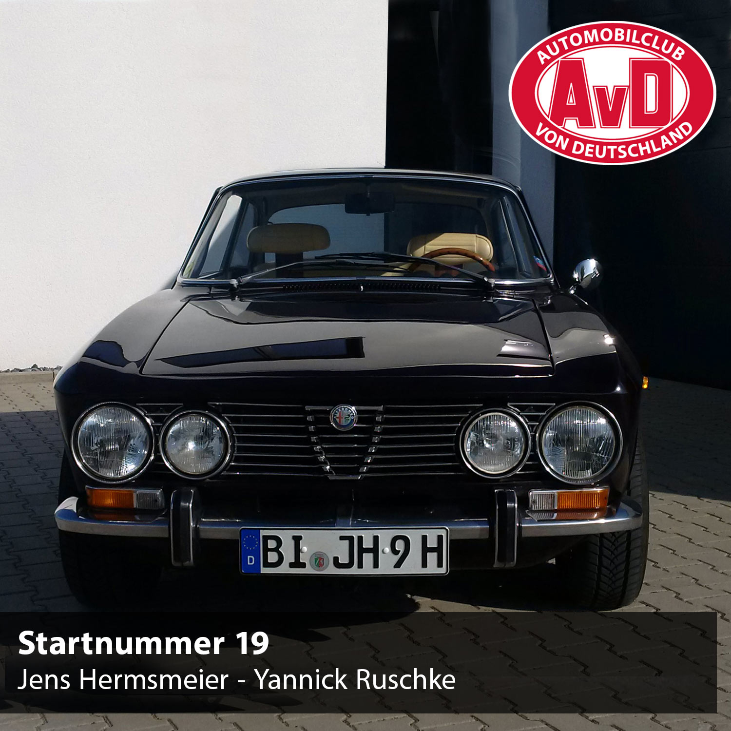 AvD-Histo-Tour - Startnummer 19 AvD-Histo-Tour - Startnummer 19