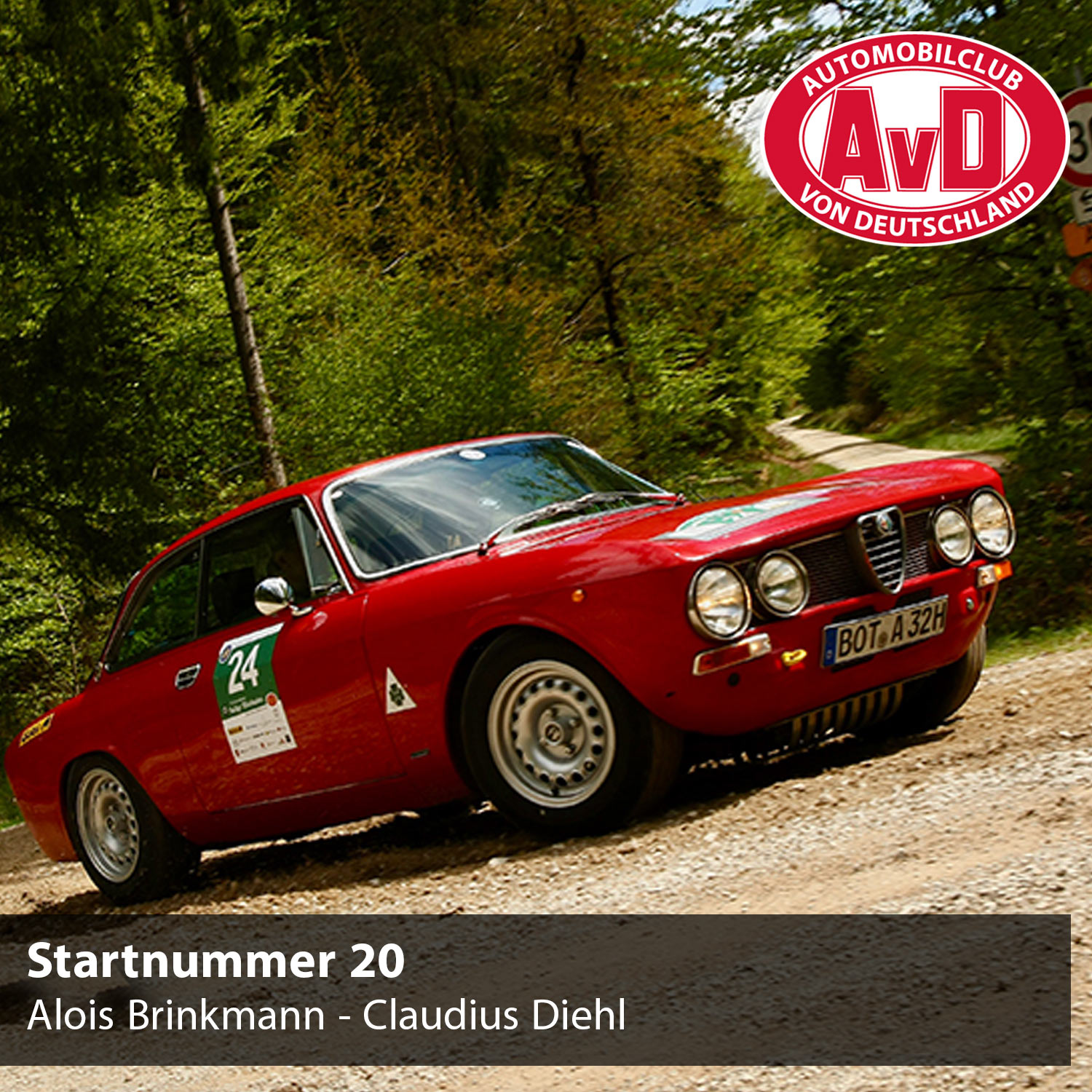 AvD-Histo-Tour - Startnummer 20 AvD-Histo-Tour - Startnummer 20