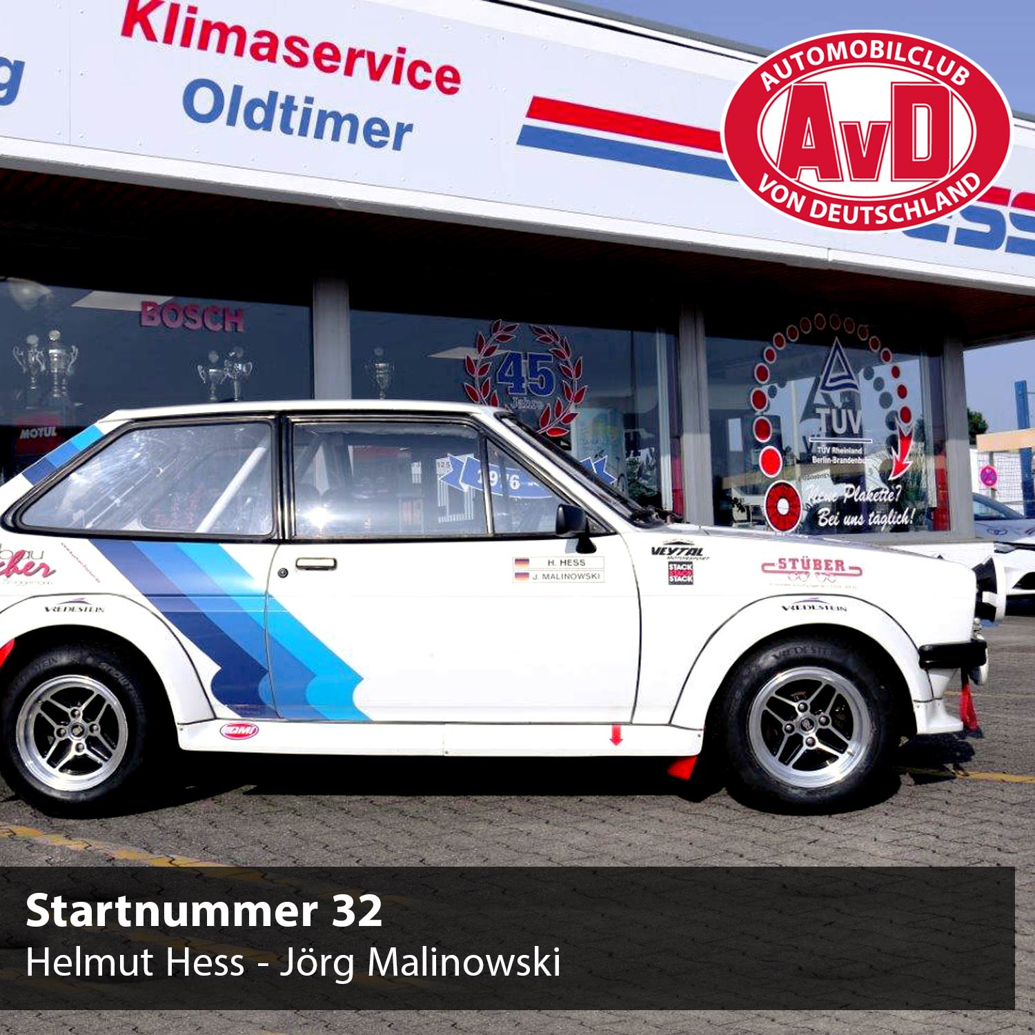 AvD-Histo-Tour - Startnummer 32 AvD-Histo-Tour - Startnummer 32