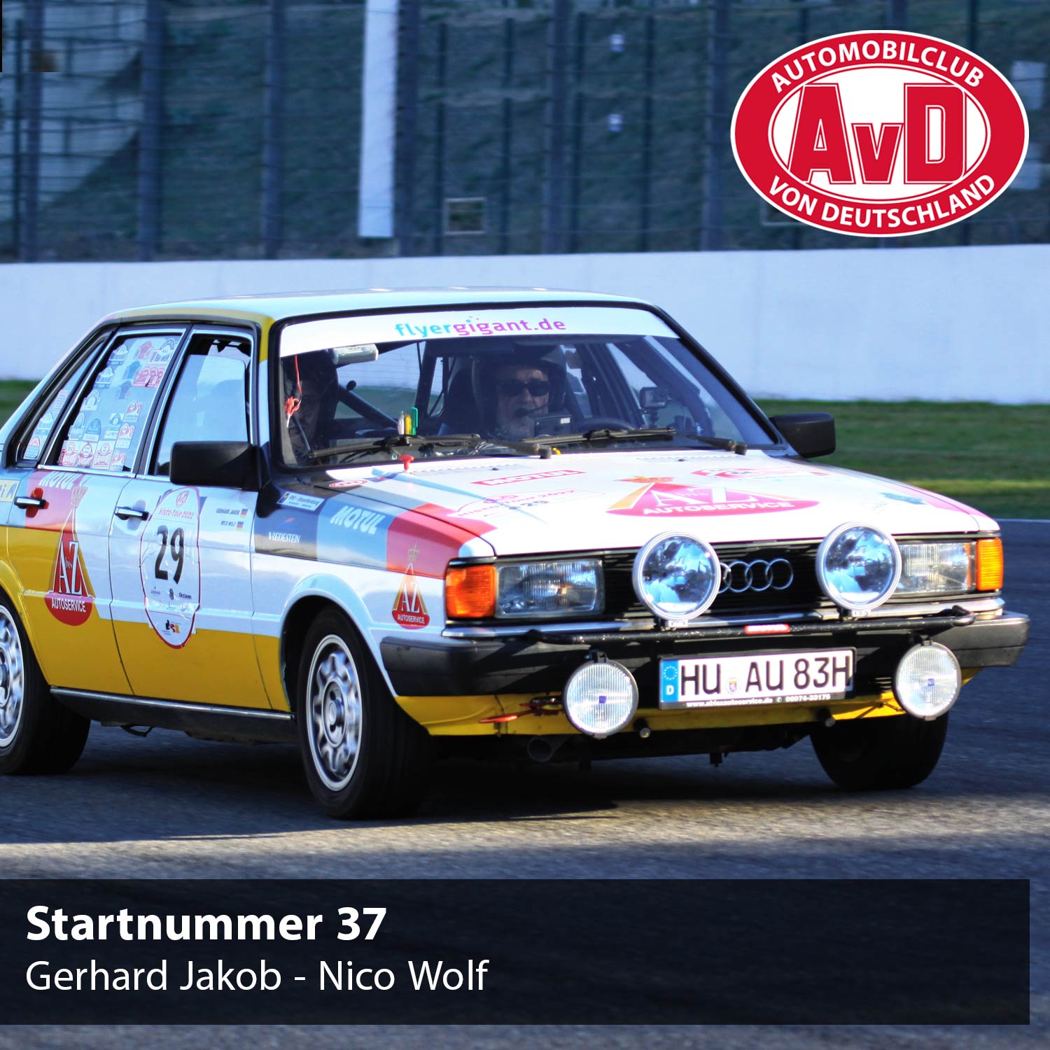 AvD-Histo-Tour - Startnummer 37 AvD-Histo-Tour - Startnummer 37