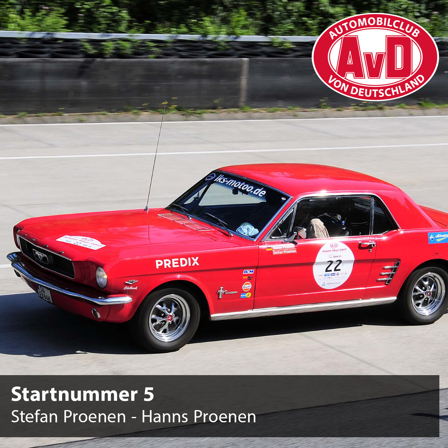 AvD-Histo-Tour - Startnummer 5 AvD-Histo-Tour - Startnummer 5