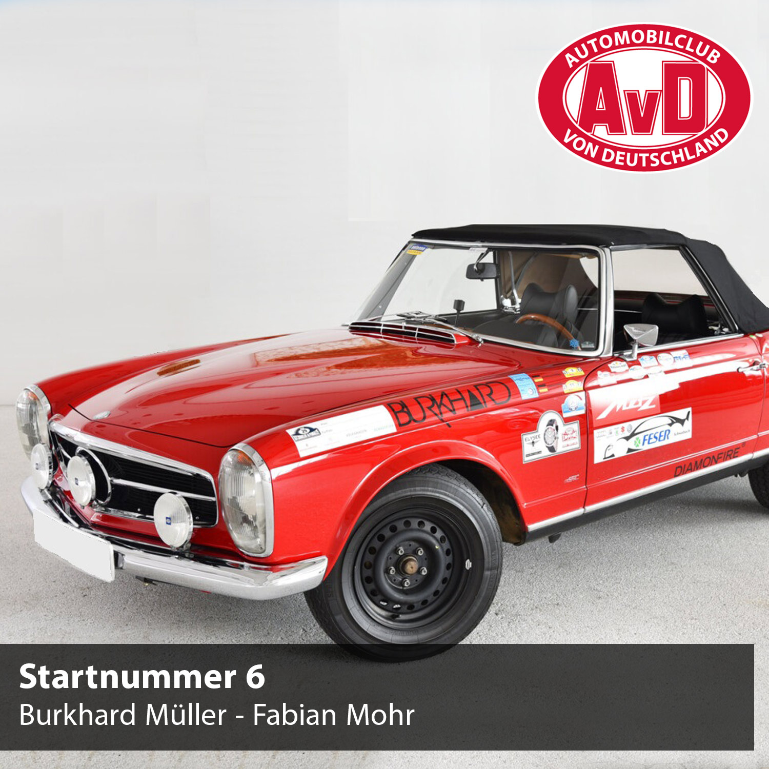 AvD-Histo-Tour - Startnummer 6 AvD-Histo-Tour - Startnummer 6