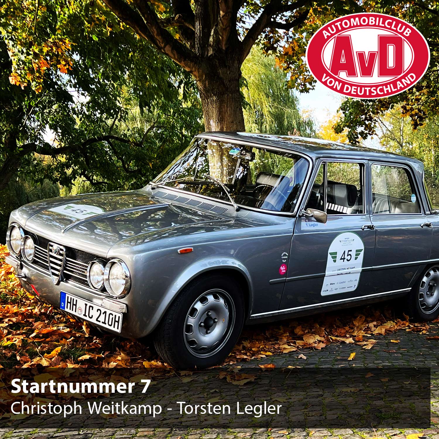 AvD-Histo-Tour - Startnummer 7 AvD-Histo-Tour - Startnummer 7