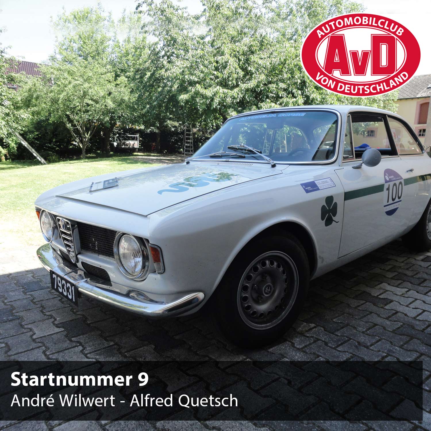 AvD-Histo-Tour - Startnummer 9 AvD-Histo-Tour - Startnummer 9