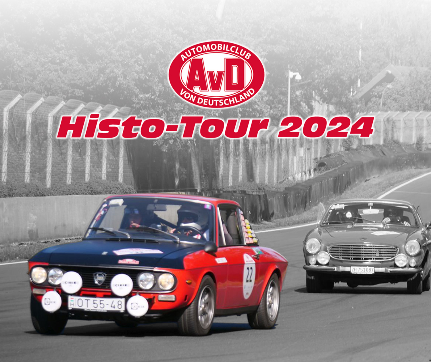 AvD Pressmeldung - Oldtimer bei der AvD-Histo-Tour auf der Rennstrecke AvD Pressmeldung - Oldtimer bei der AvD-Histo-Tour auf der Rennstrecke