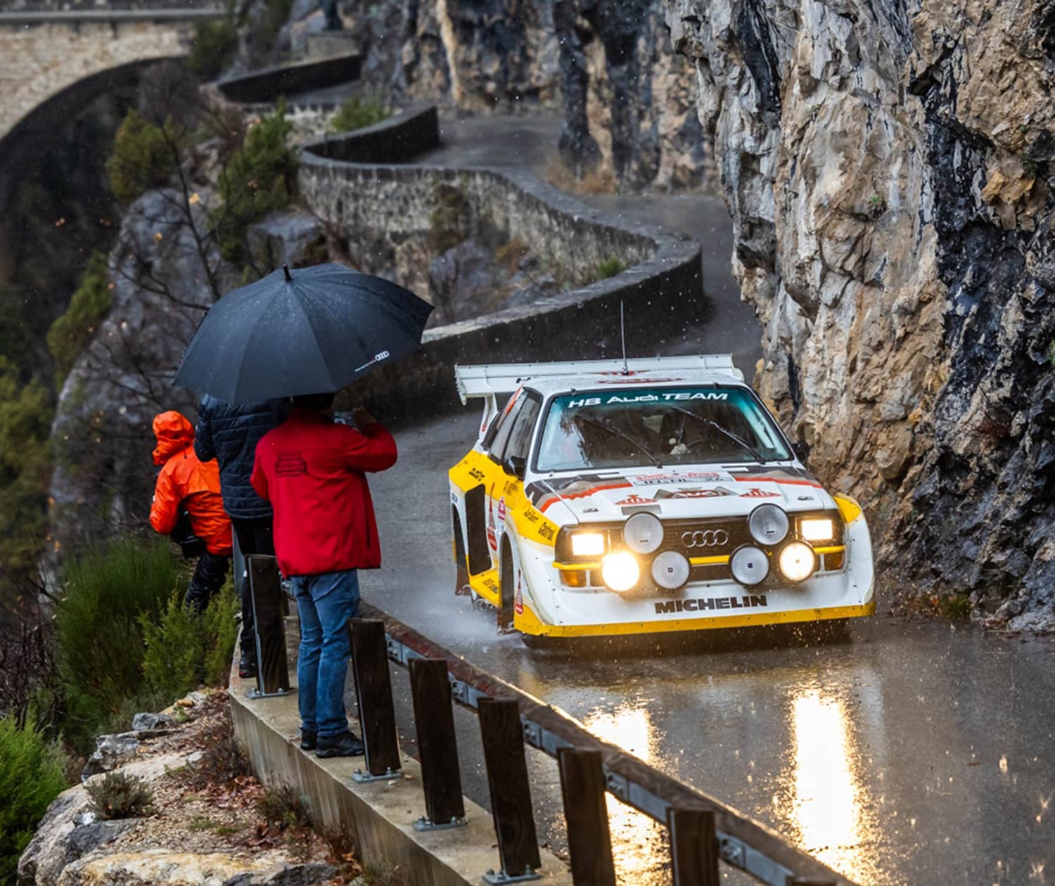 AvD Pressmeldung - Ein Audi bei der 24. AvD-Histo-Monte kurz vor der Zielankunft in Monaco AvD Pressmeldung - Ein Audi bei der 24. AvD-Histo-Monte kurz vor der Zielankunft in Monaco