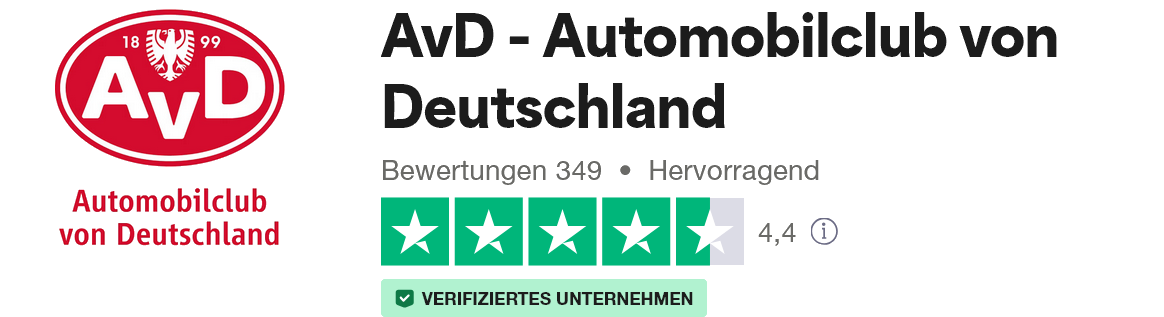 AvD Bewertung auf Trustpilot