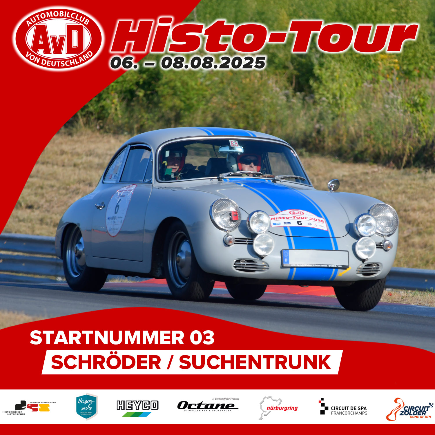 AvD-Histo-Tour 2025 Startnummer 03 AvD-Histo-Tour 2025 Startnummer 03
