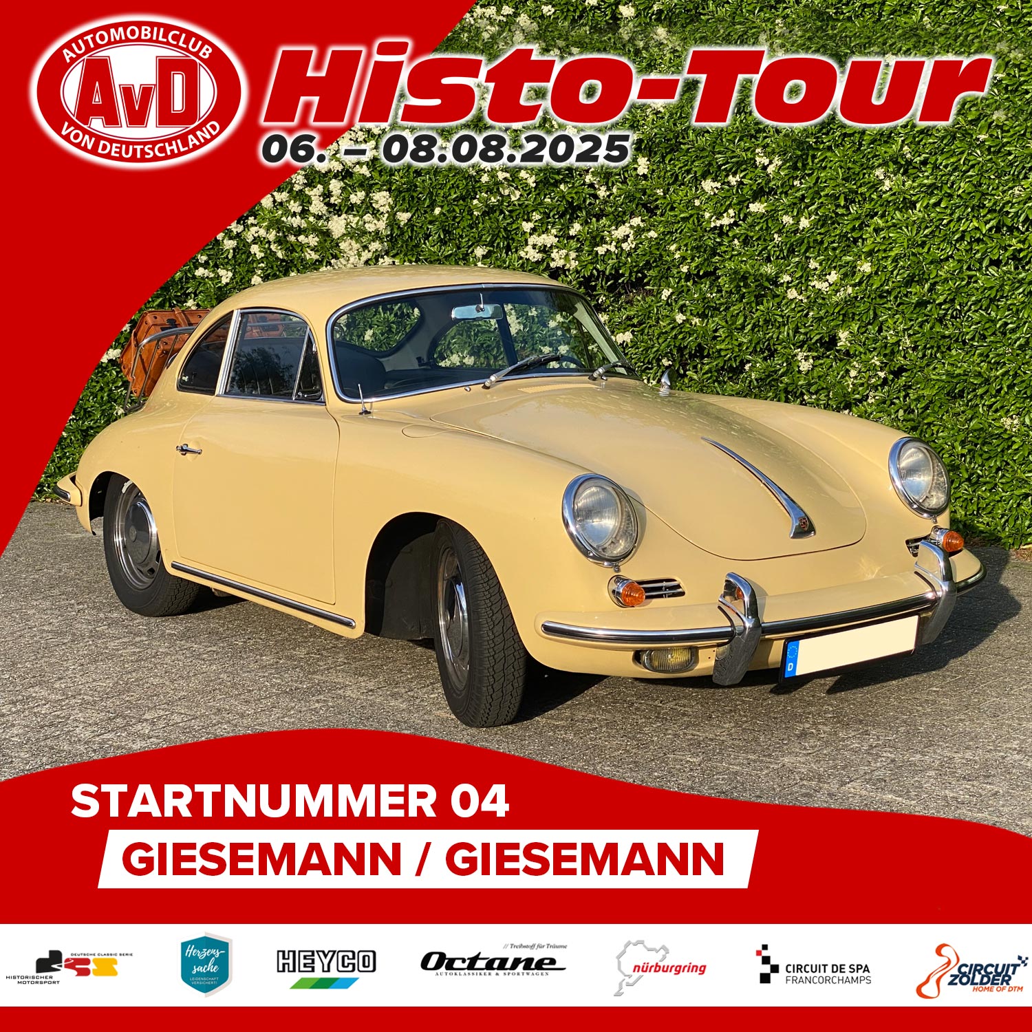 AvD-Histo-Tour 2025 Startnummer 04 AvD-Histo-Tour 2025 Startnummer 04