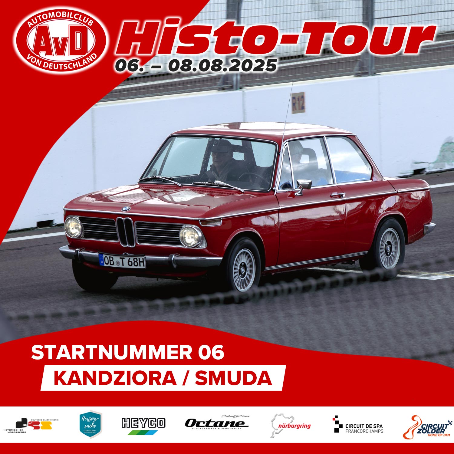 AvD-Histo-Tour 2025 Startnummer 06 AvD-Histo-Tour 2025 Startnummer 06