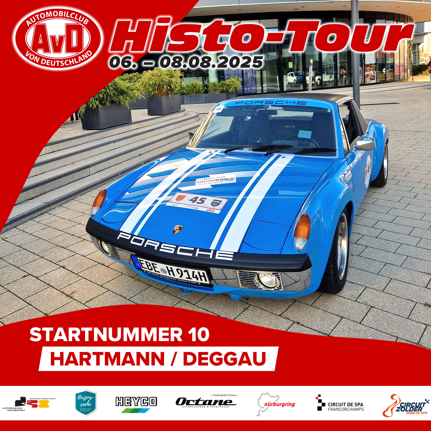 AvD-Histo-Tour 2025 Startnummer 10 AvD-Histo-Tour 2025 Startnummer 10