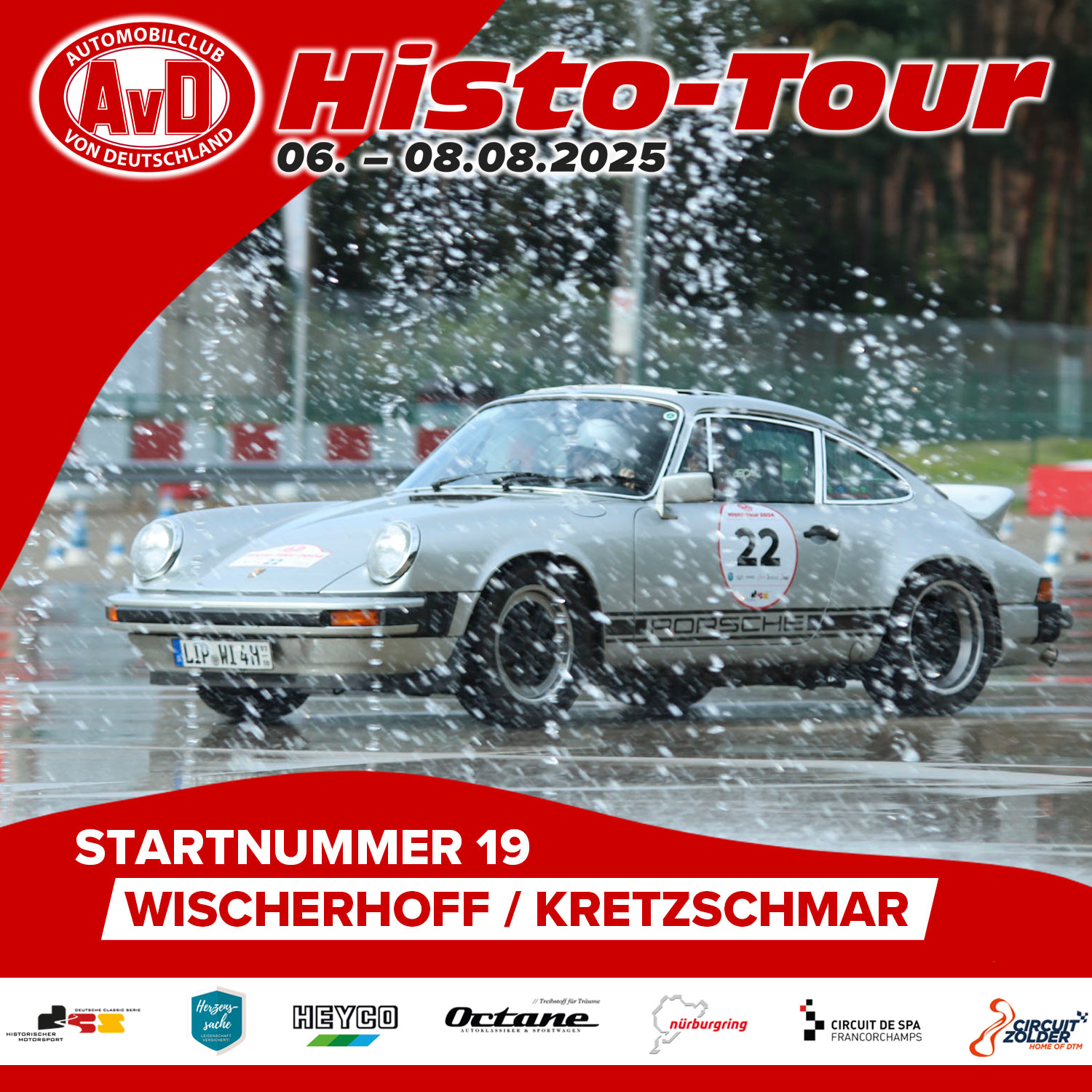 AvD-Histo-Tour 2025 Startnummer 19 AvD-Histo-Tour 2025 Startnummer 19