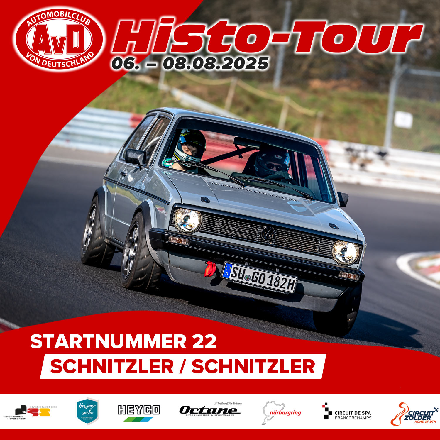 AvD-Histo-Tour 2025 Startnummer 22 AvD-Histo-Tour 2025 Startnummer 22