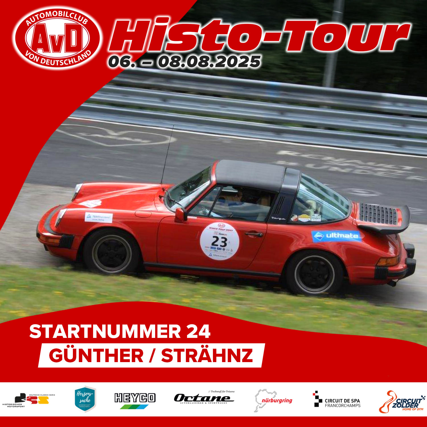 AvD-Histo-Tour 2025 Startnummer 24 AvD-Histo-Tour 2025 Startnummer 24