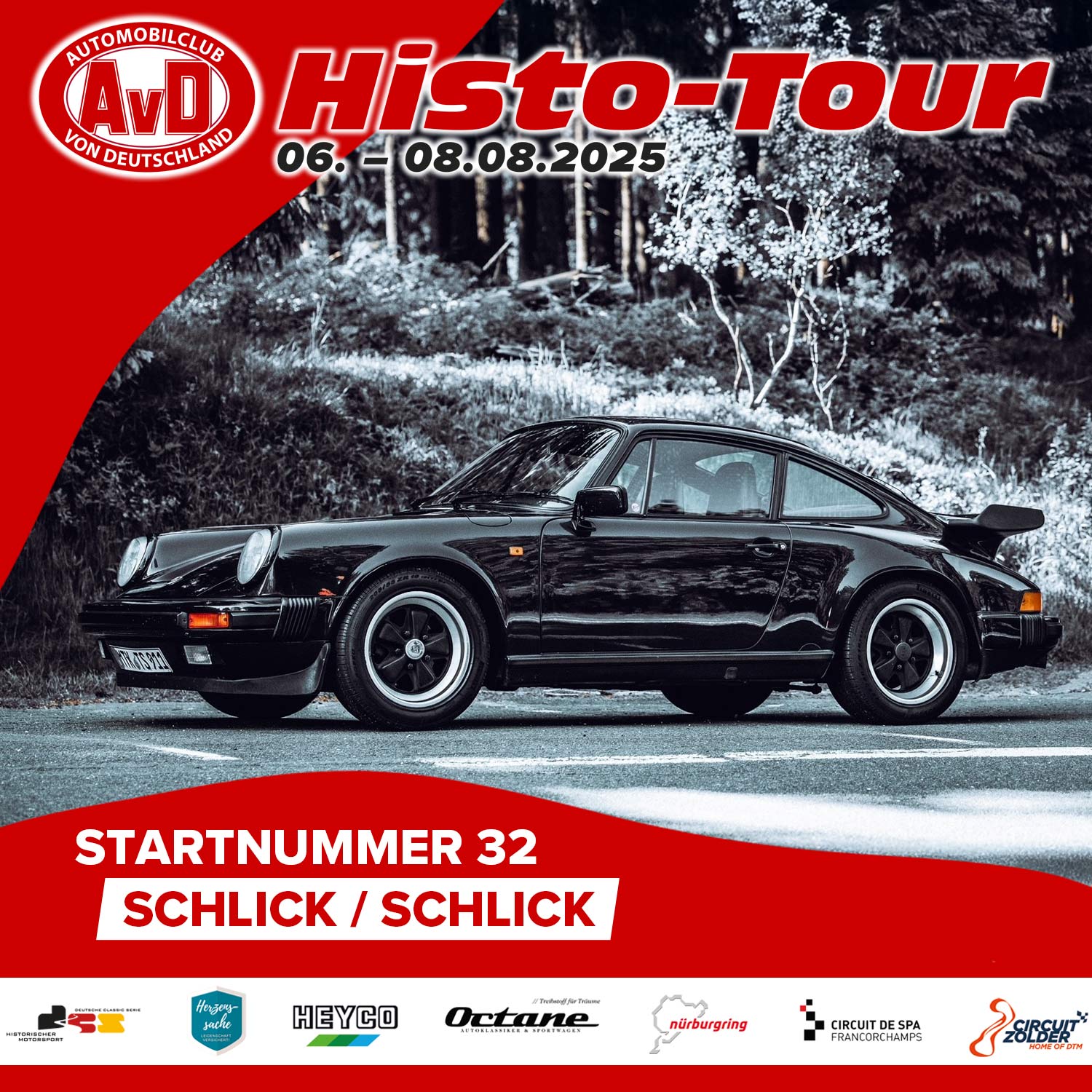 AvD-Histo-Tour 2025 Startnummer 32 AvD-Histo-Tour 2025 Startnummer 32