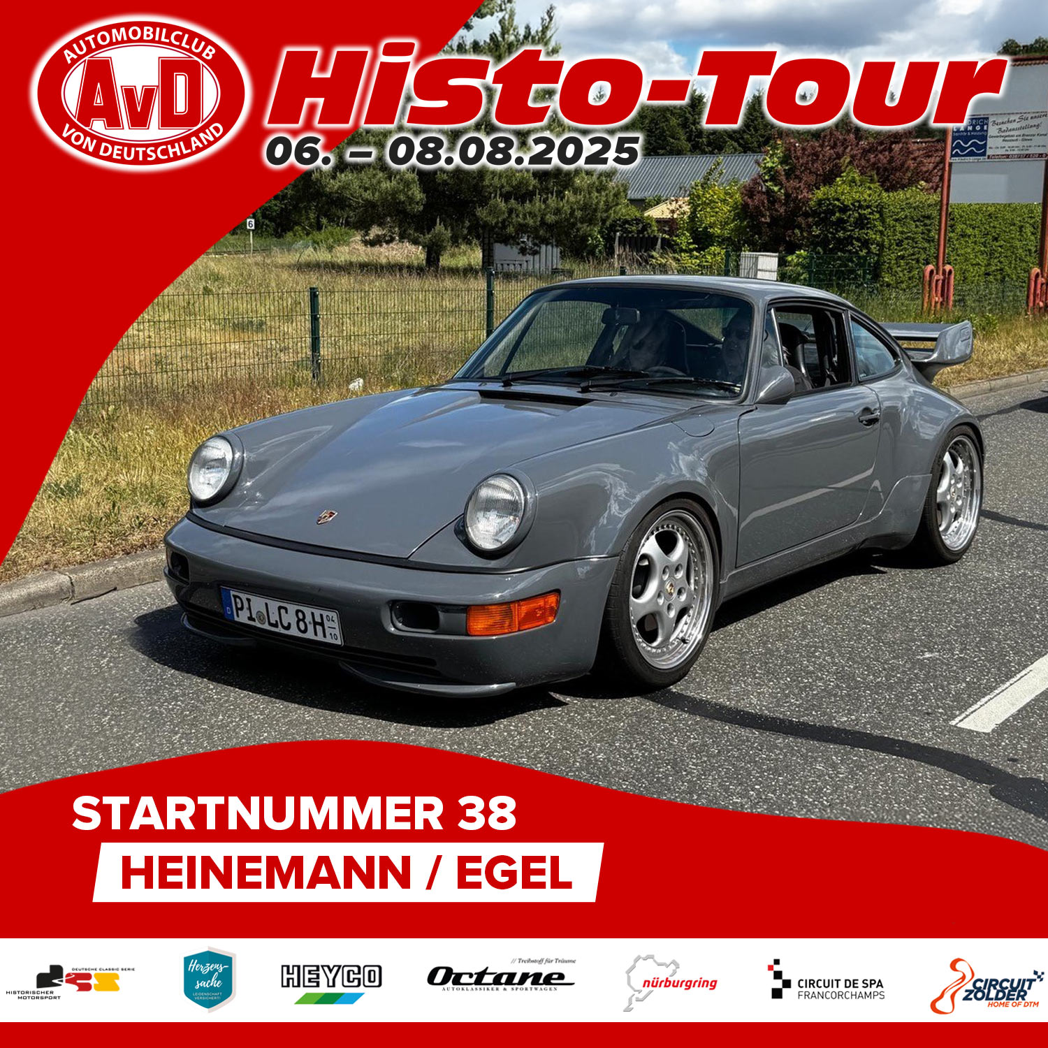 AvD-Histo-Tour 2025 Startnummer 38 AvD-Histo-Tour 2025 Startnummer 38