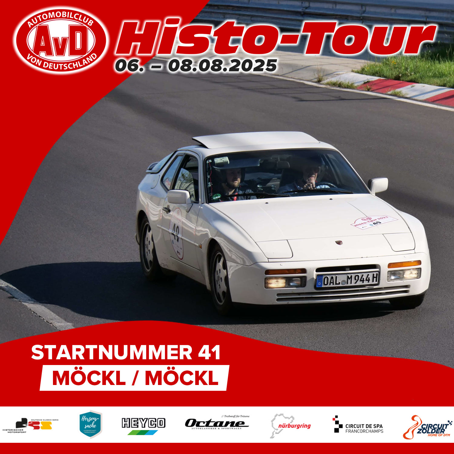 AvD-Histo-Tour 2025 Startnummer 41 AvD-Histo-Tour 2025 Startnummer 41