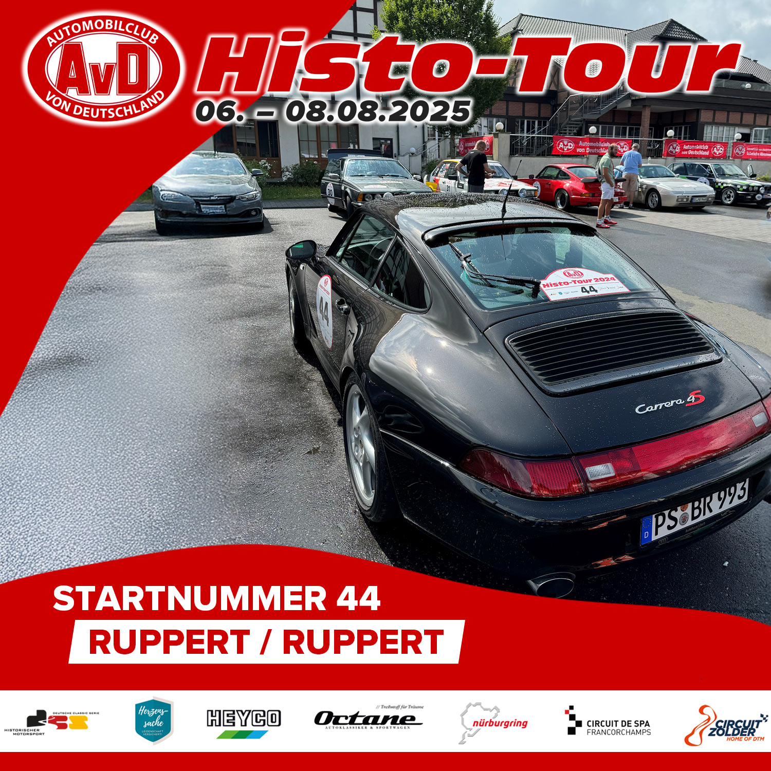 AvD-Histo-Tour 2025 Startnummer 44 AvD-Histo-Tour 2025 Startnummer 44
