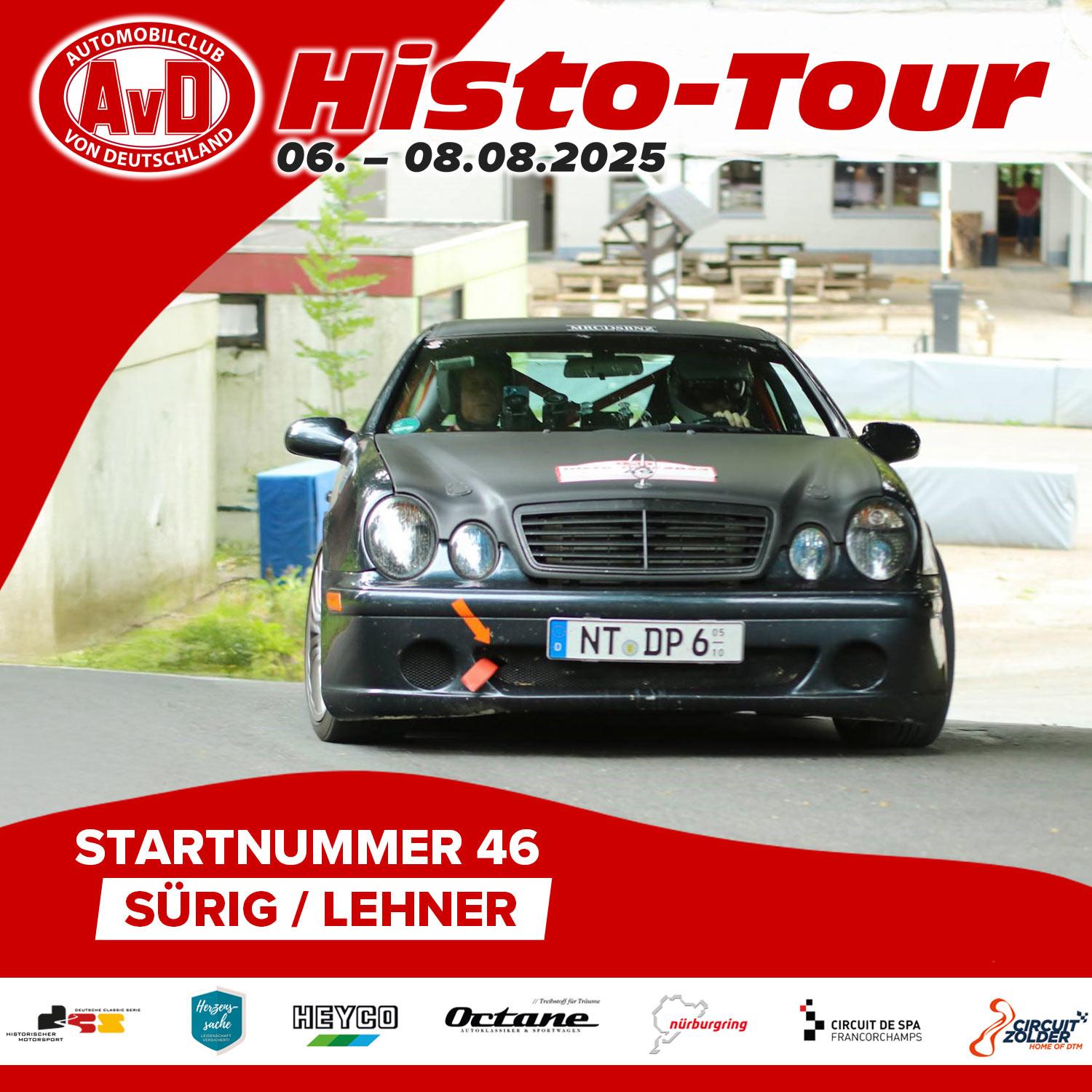 AvD-Histo-Tour 2025 Startnummer 46 AvD-Histo-Tour 2025 Startnummer 46