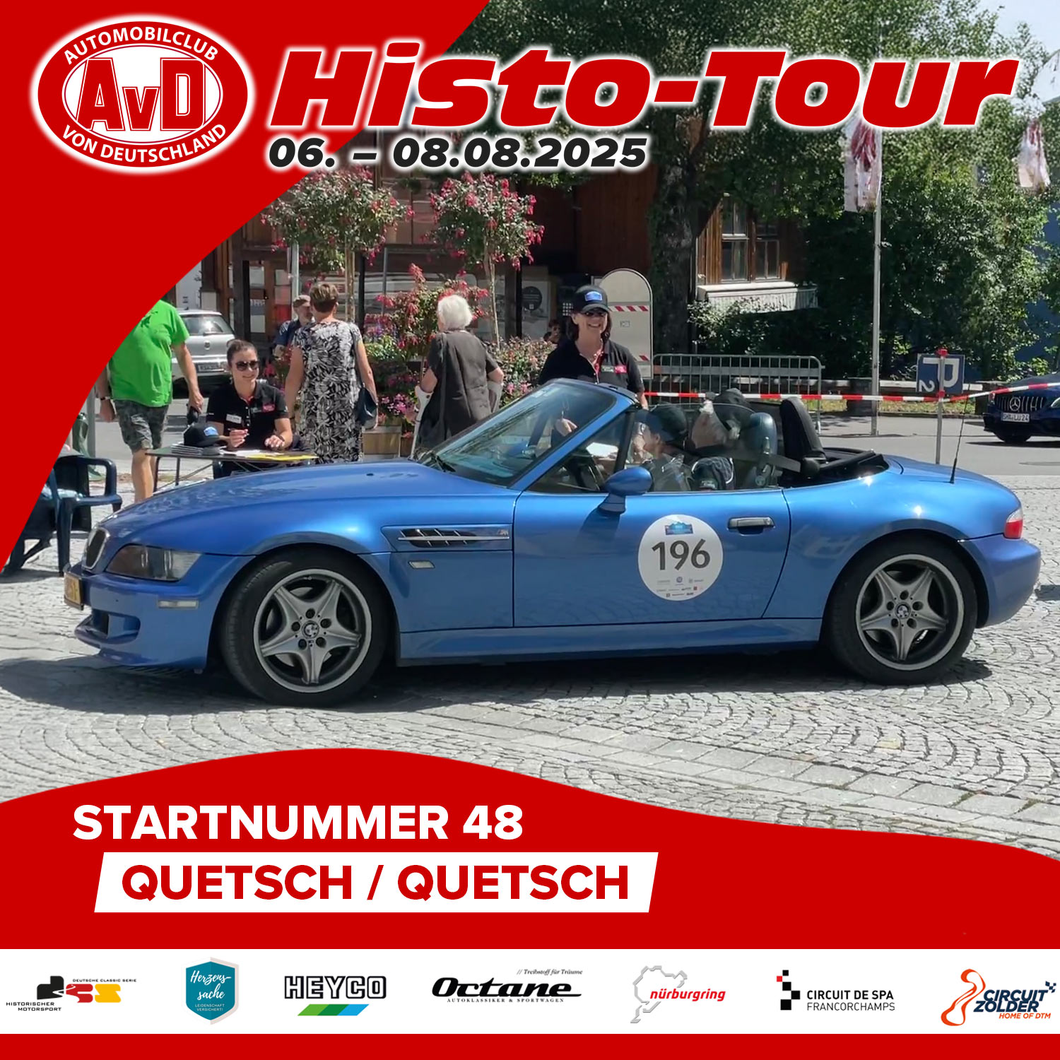 AvD-Histo-Tour 2025 Startnummer 48 AvD-Histo-Tour 2025 Startnummer 48