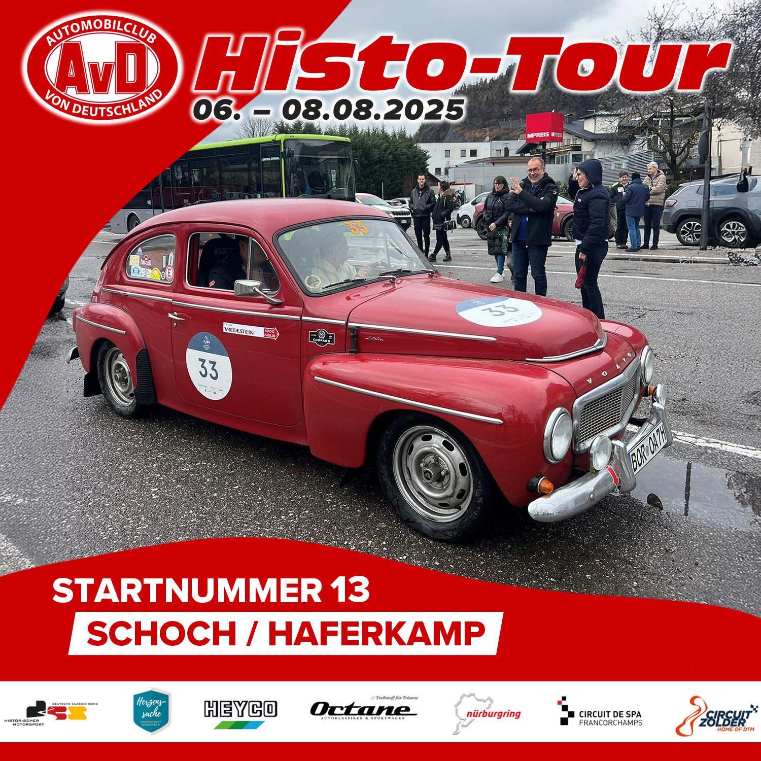 AvD-Histo-Tour 2025 Startnummer 13 AvD-Histo-Tour 2025 Startnummer 13