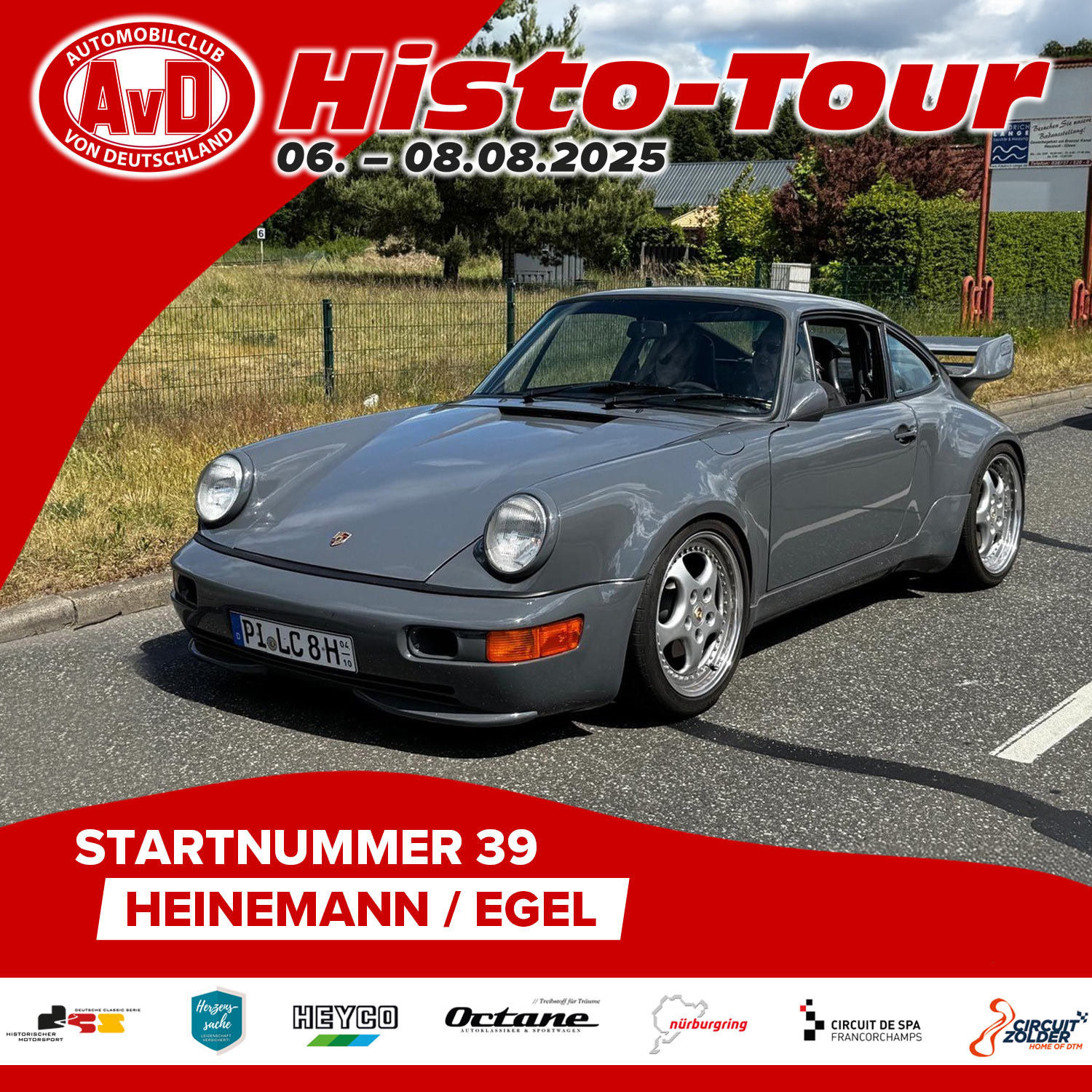 AvD-Histo-Tour 2025 Startnummer 39 AvD-Histo-Tour 2025 Startnummer 39