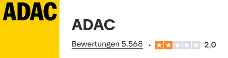 Trustpilot Bewertung ADAC vom 23-09-2025