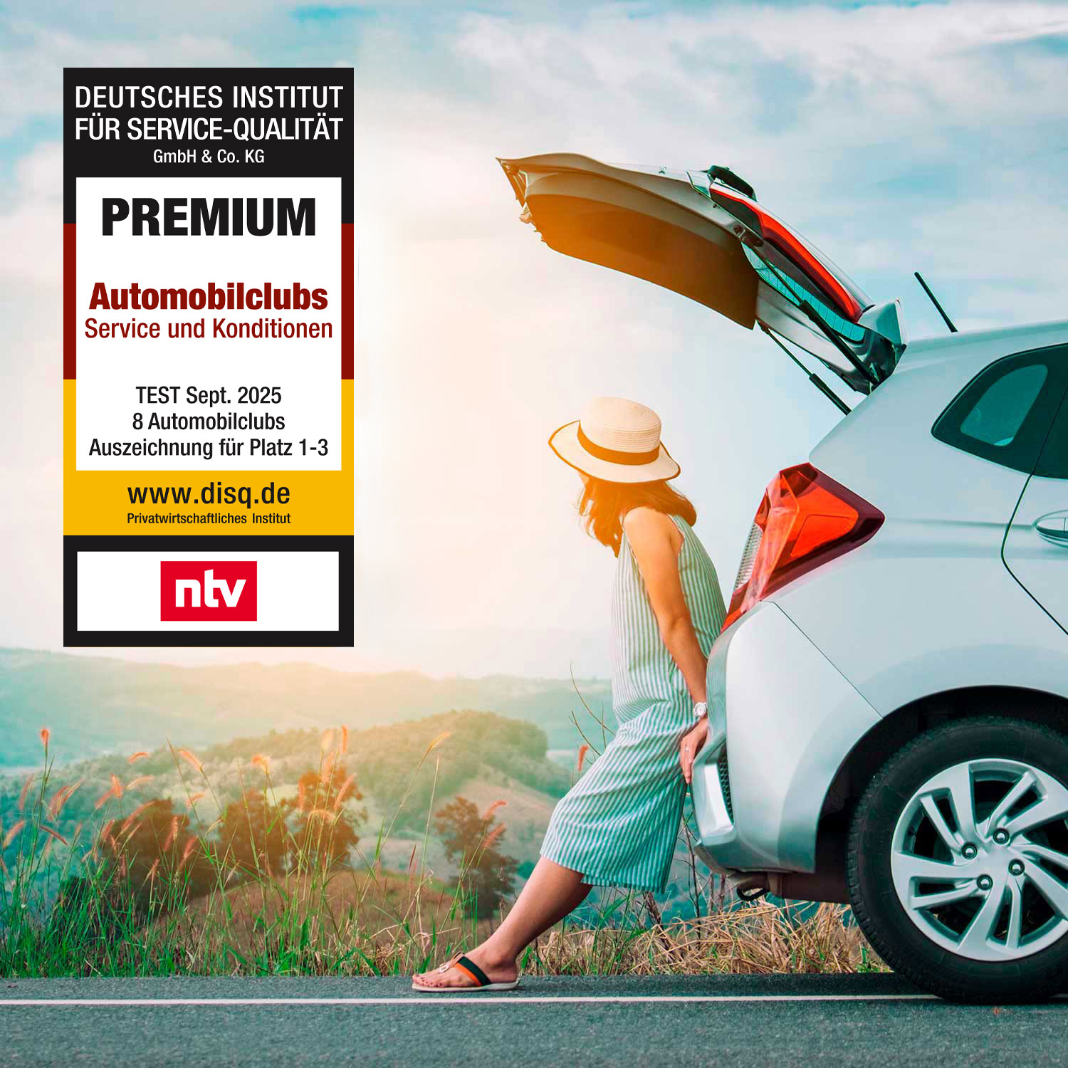 Das Testsiegel für den AvD Gesamtnote "sehr gut" unter allen verglichenen Automobilclubs Das Testsiegel für den AvD Gesamtnote "sehr gut" unter allen verglichenen Automobilclubs