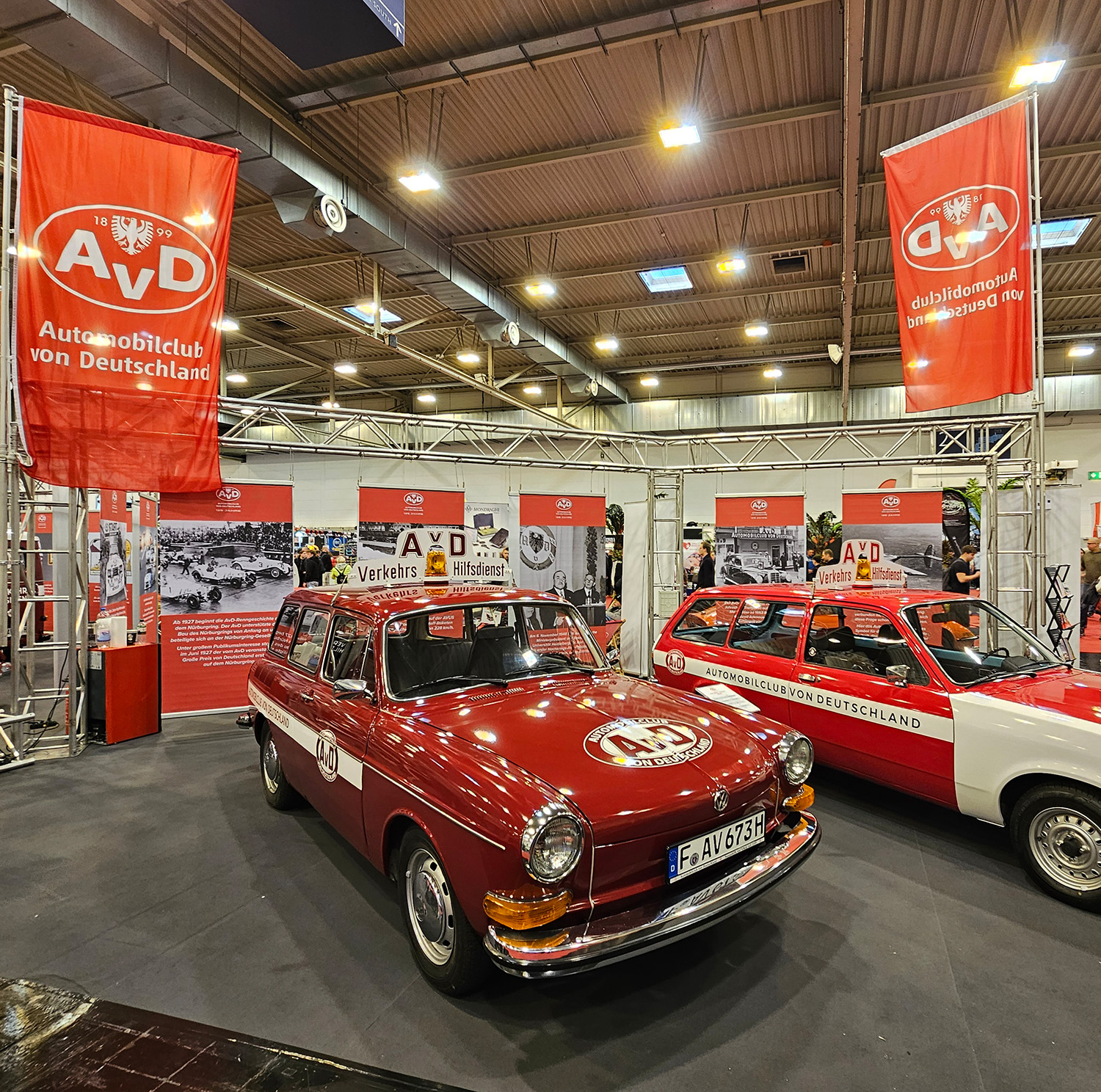 Der Stand des AvD auf der Essen Motor Show 2024
