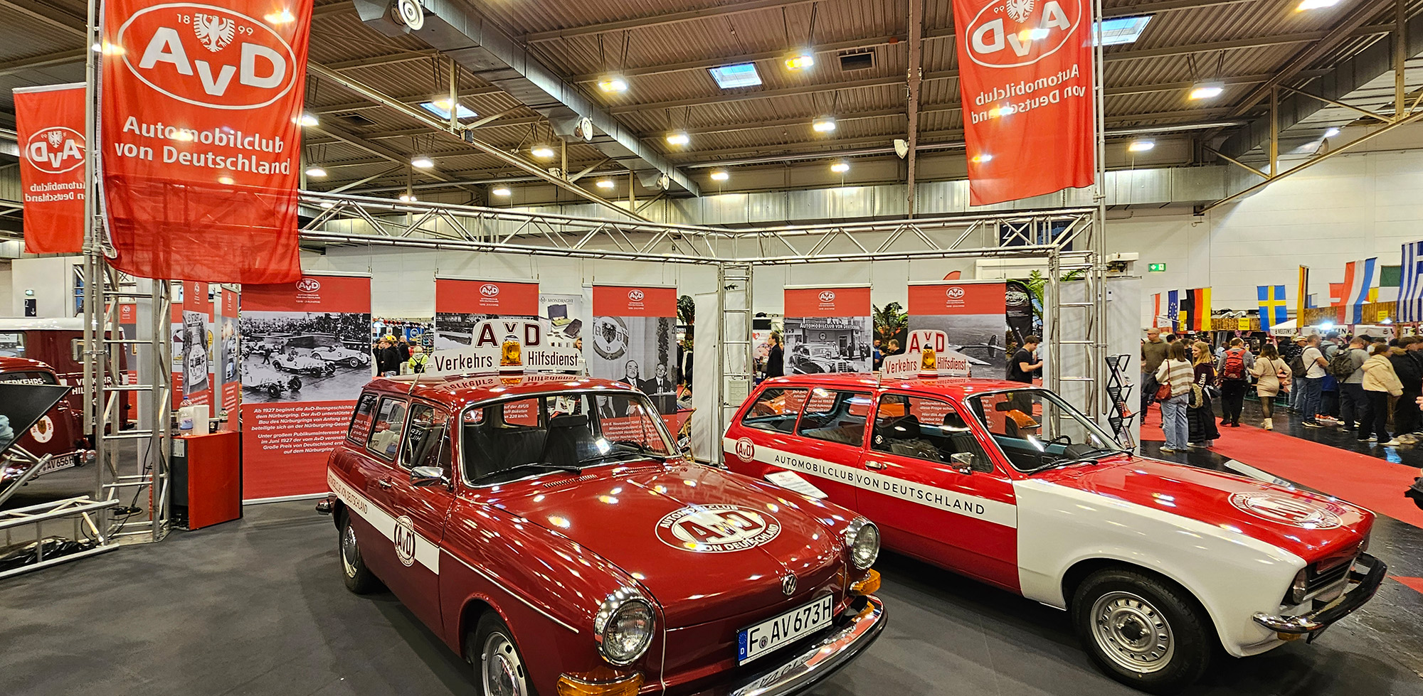 Der Stand des AvD auf der Essen Motor Show 2024 Der Stand des AvD auf der Essen Motor Show 2024