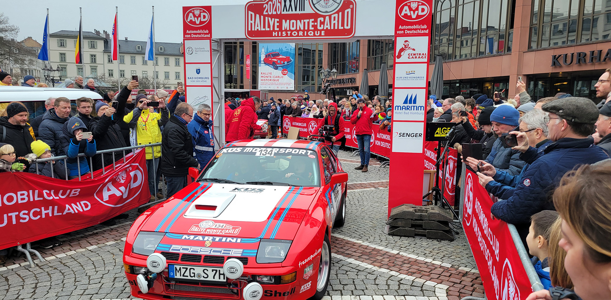Start der Rallye Monte-Carlo Historique 2026 in Bad Homburg Start der Rallye Monte-Carlo Historique 2026 in Bad Homburg